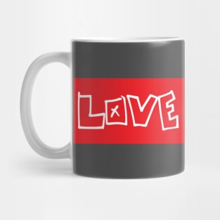 Love is greater than hate Mug